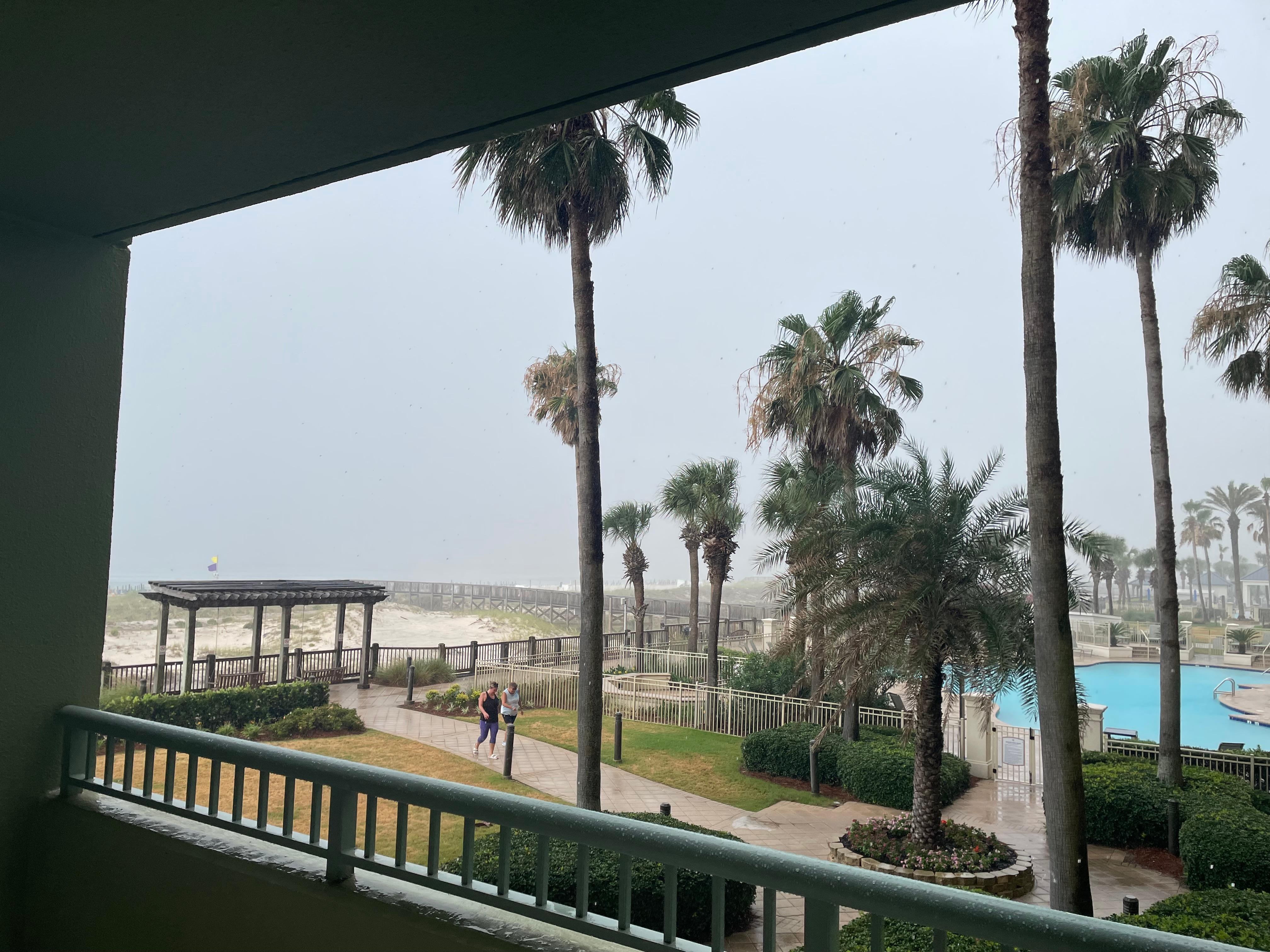 Perfect location to see the grounds and enjoy the property. 