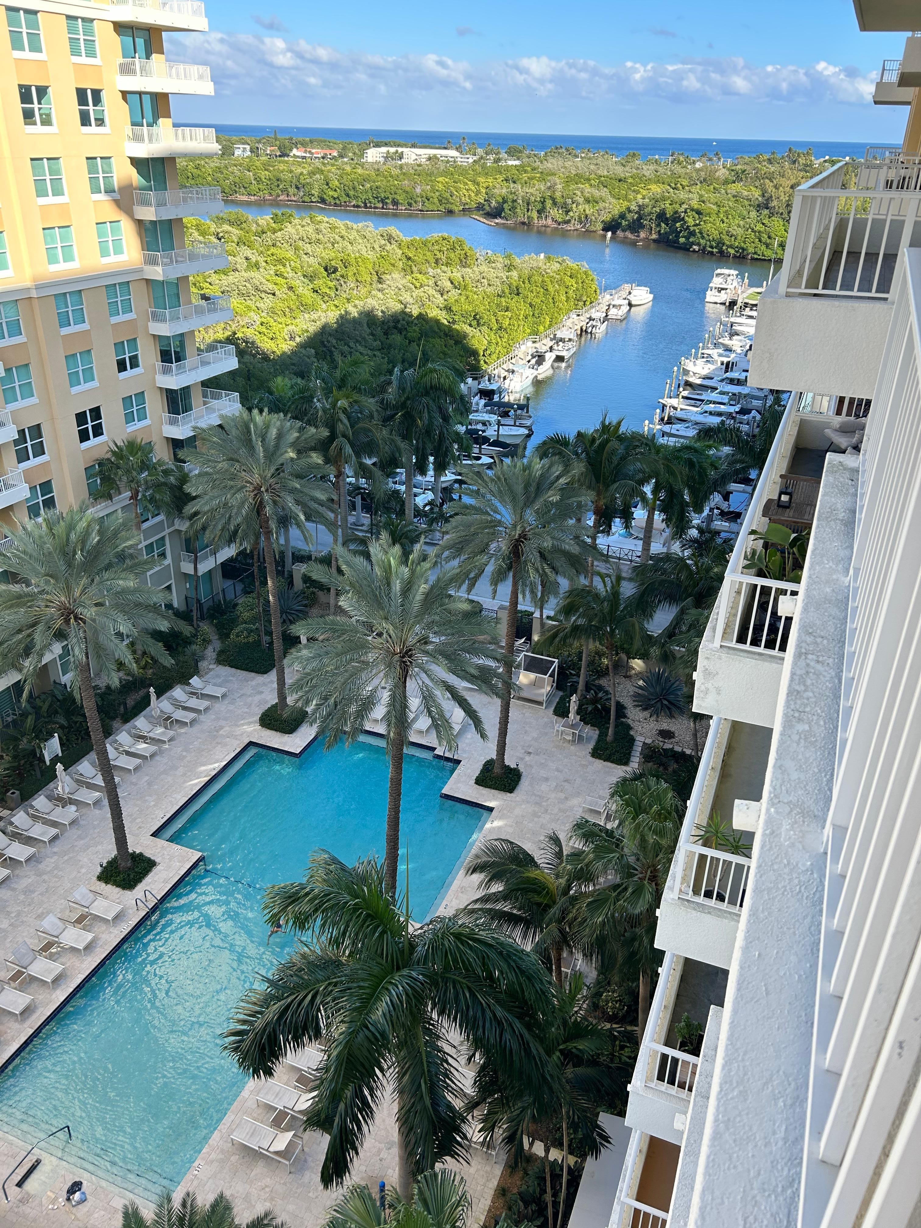 Daytime view from balcony.