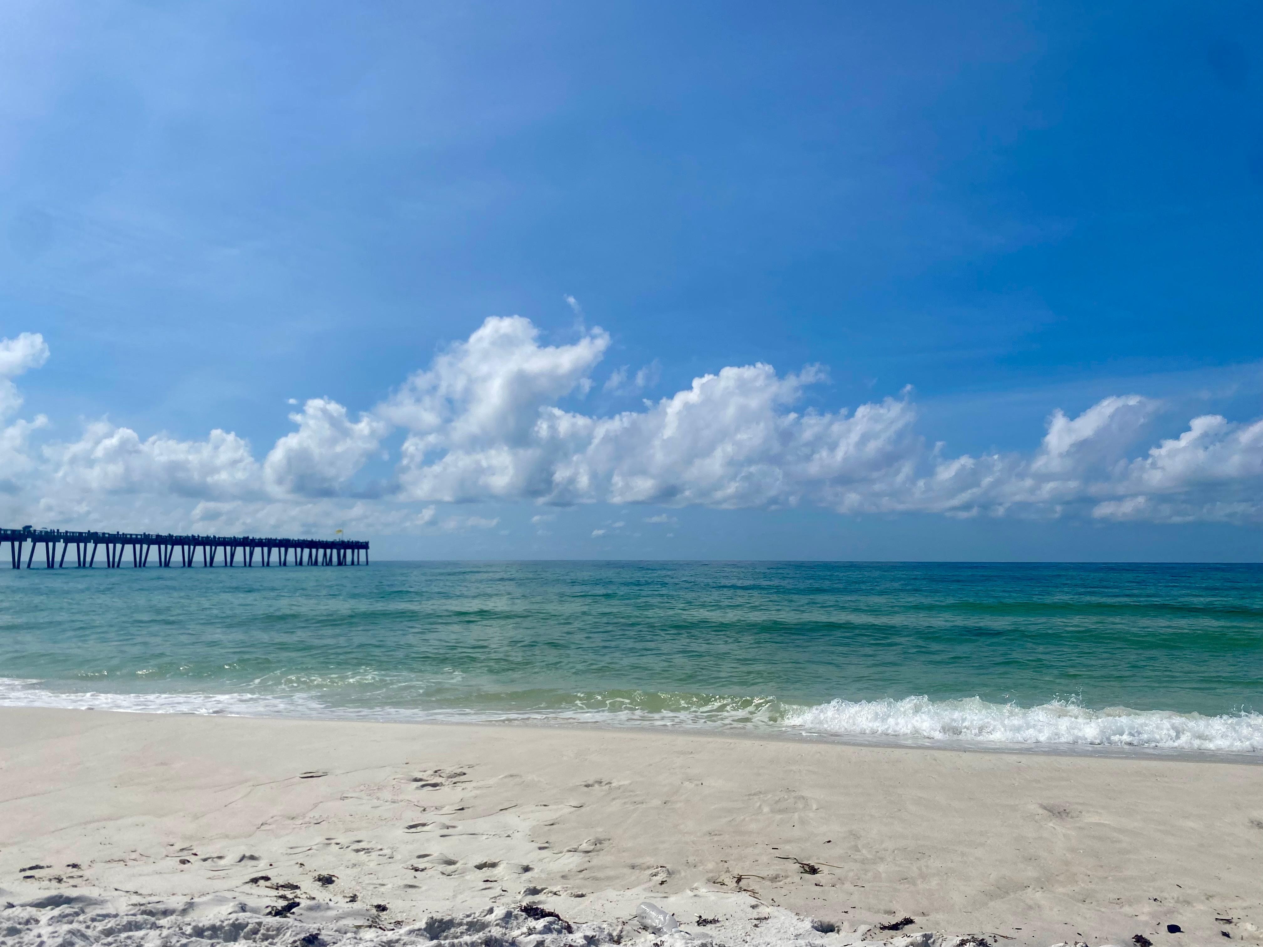 The beach is stunning!
