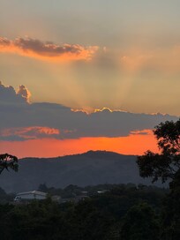 Sunset from the top of the house