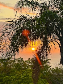 Sunsets on the upper patio were incredible!