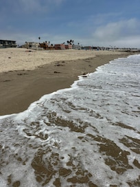 Beach close to house