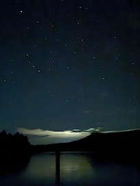 Night off the dock