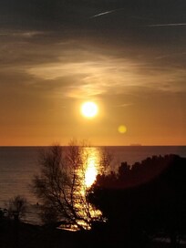 Las vistas desde el balcon
