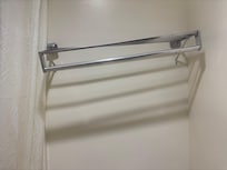 This is after our towels fell in the toilet during the night