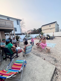 The backyard was a great birthday spot. We asked the owner for permission, and she was very gracious. The neighbors were friendly too, but we introduced ourselves first.