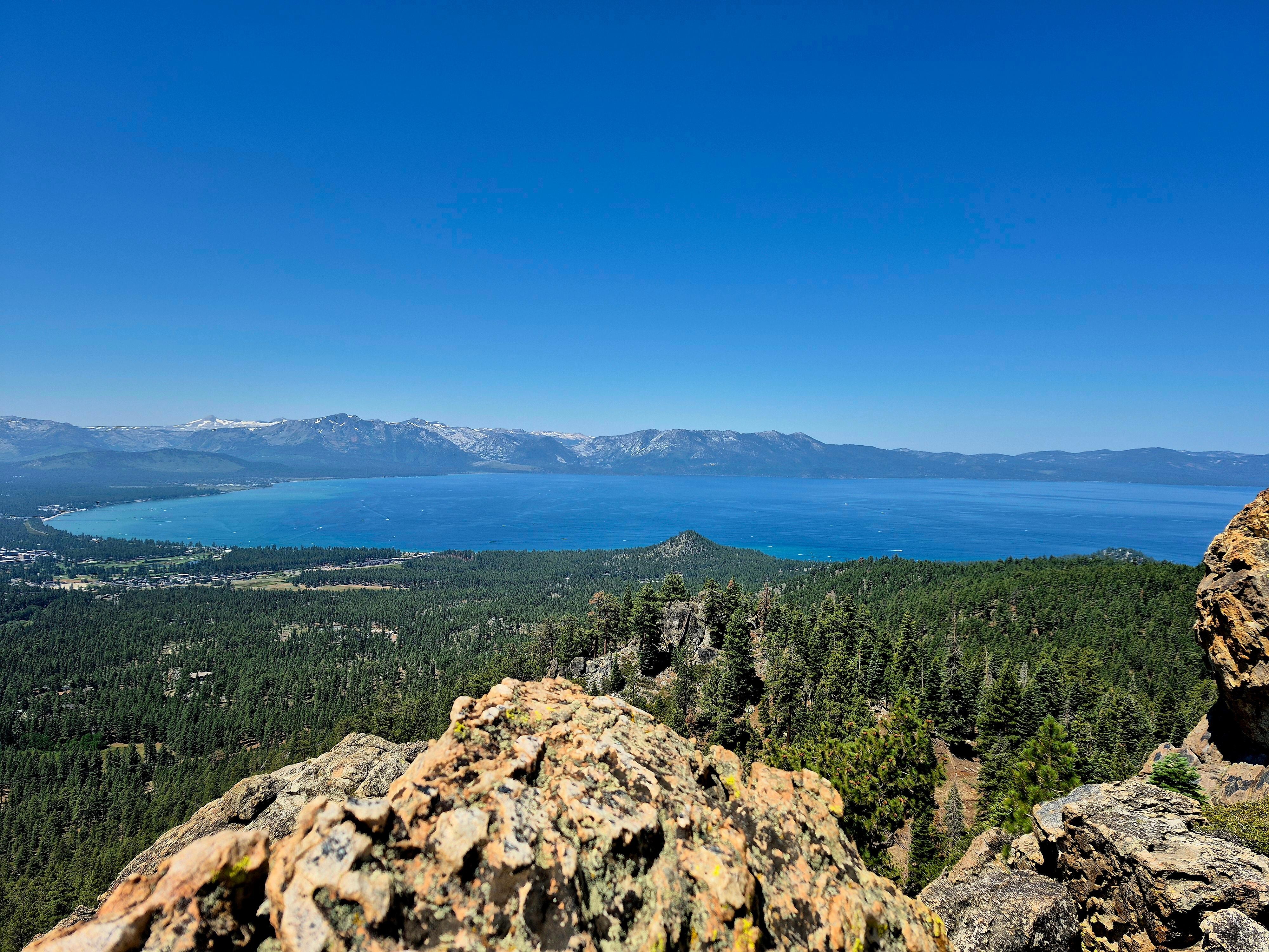 View from Castle Rock, a 2.5 mile hike from cabin