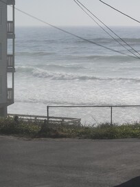 view from our balcony