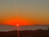 Sunset from the back patiio