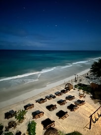Rooftop view at night