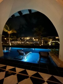Night view from the room.