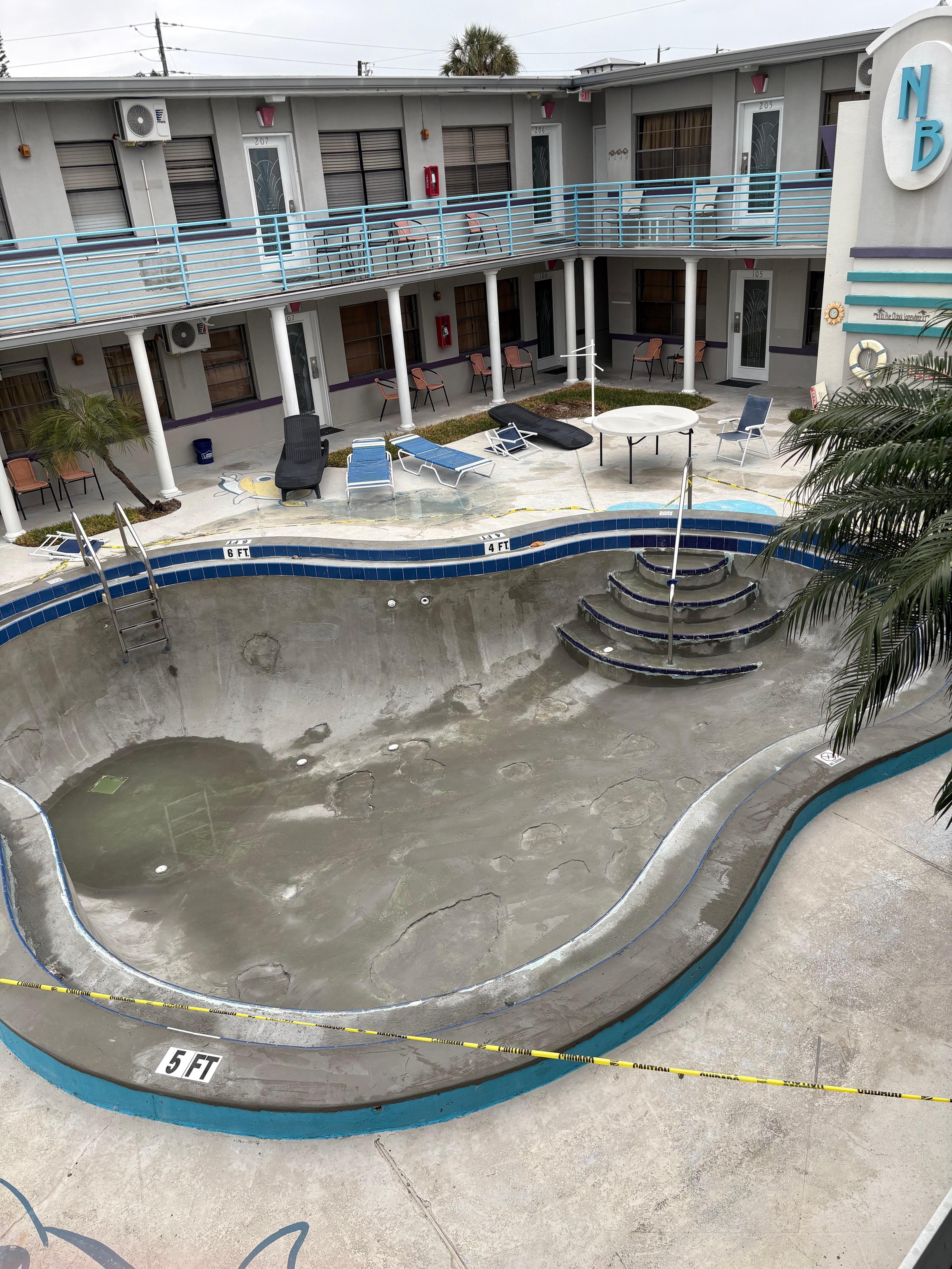 Unsafe construction and not available still charging resorts fees that’s funny 