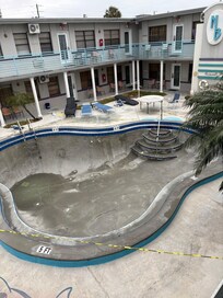 Unsafe construction and not available still charging resorts fees that’s funny