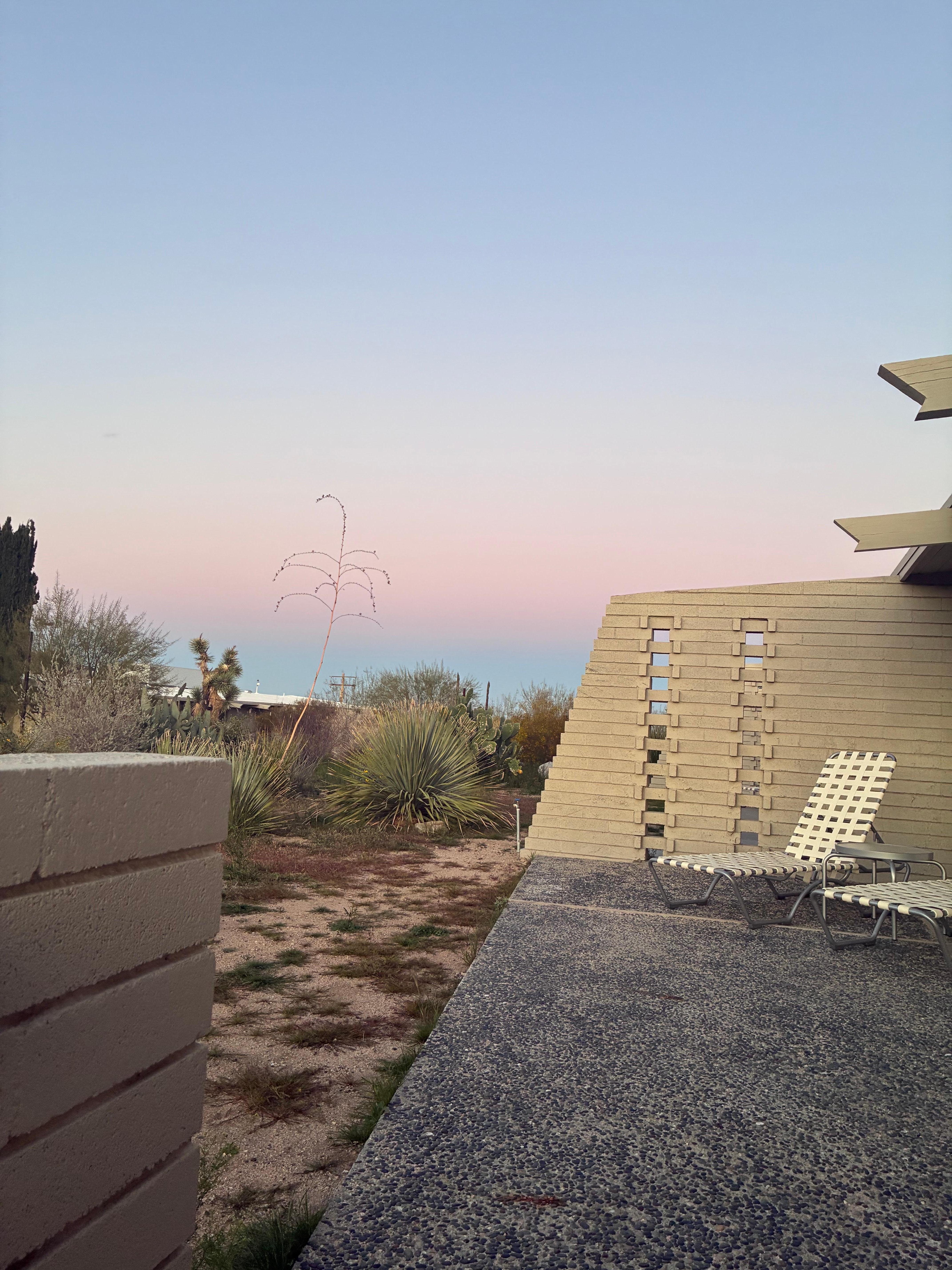 View from side patio 