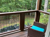 morning coffee view with sounds of nature