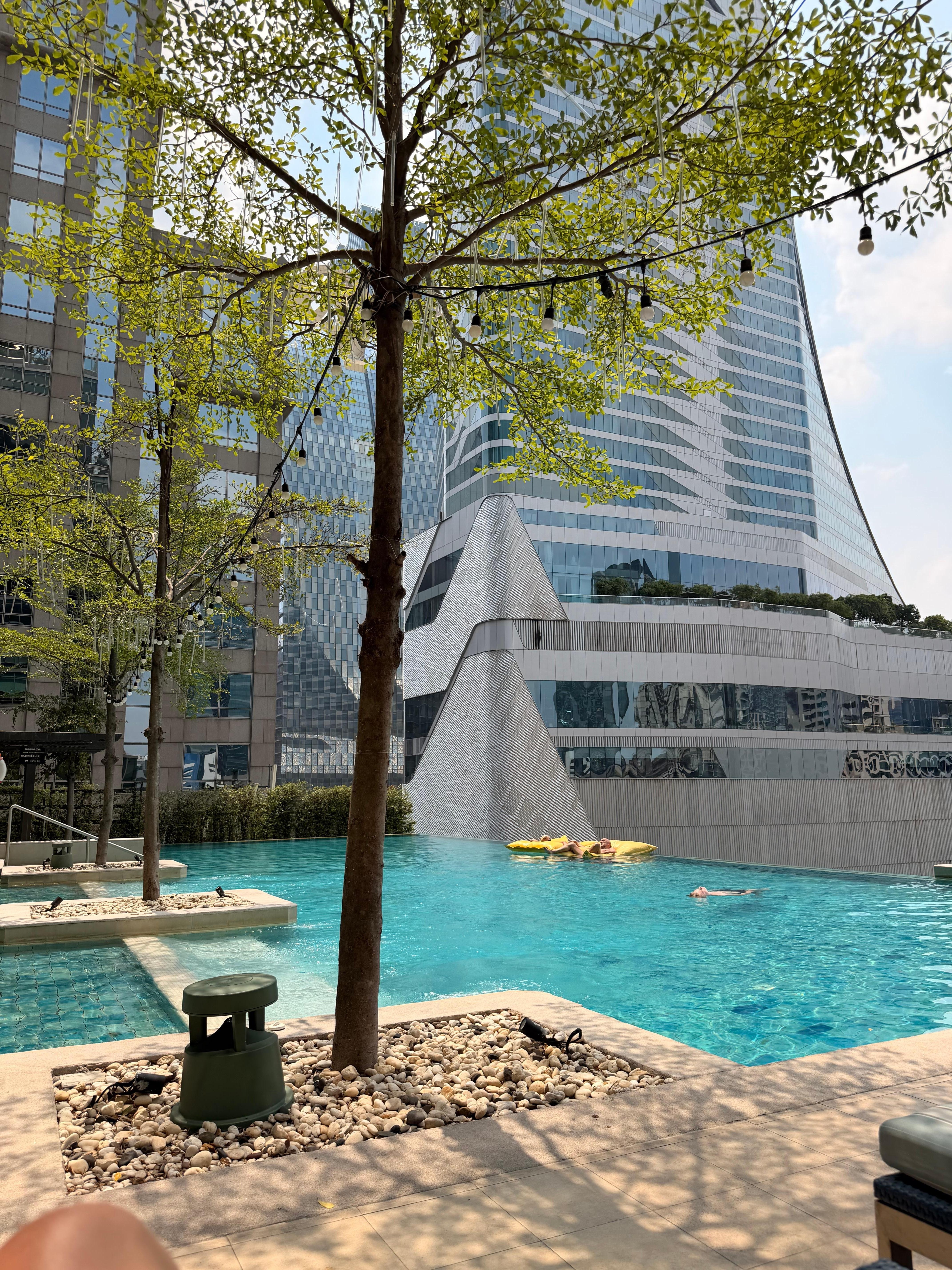 Pool på 8:e våningen.