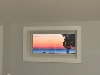 Sunrise from the living room window