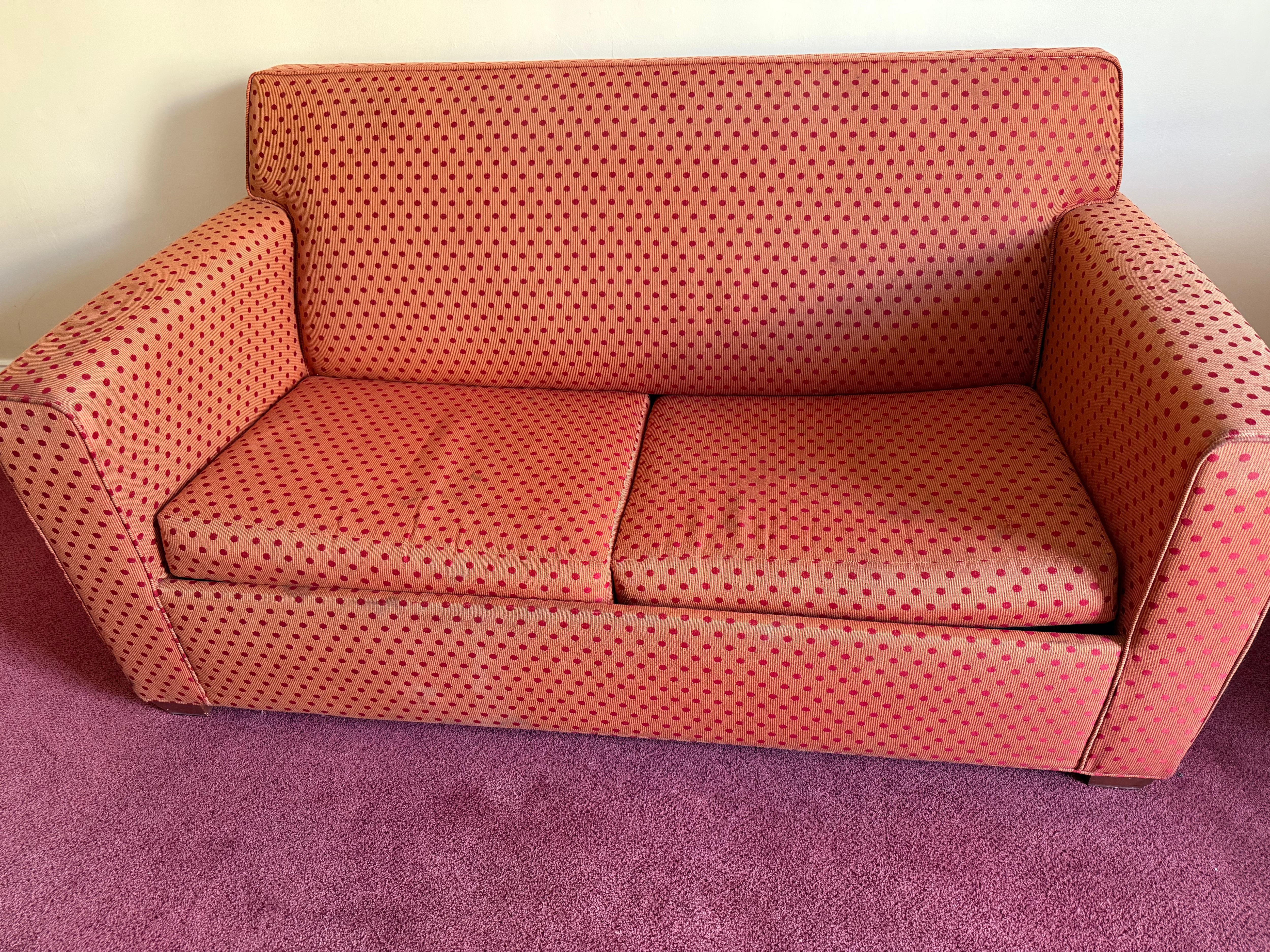 Worn out couch needs to be replaced.