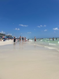 Beach white sand!