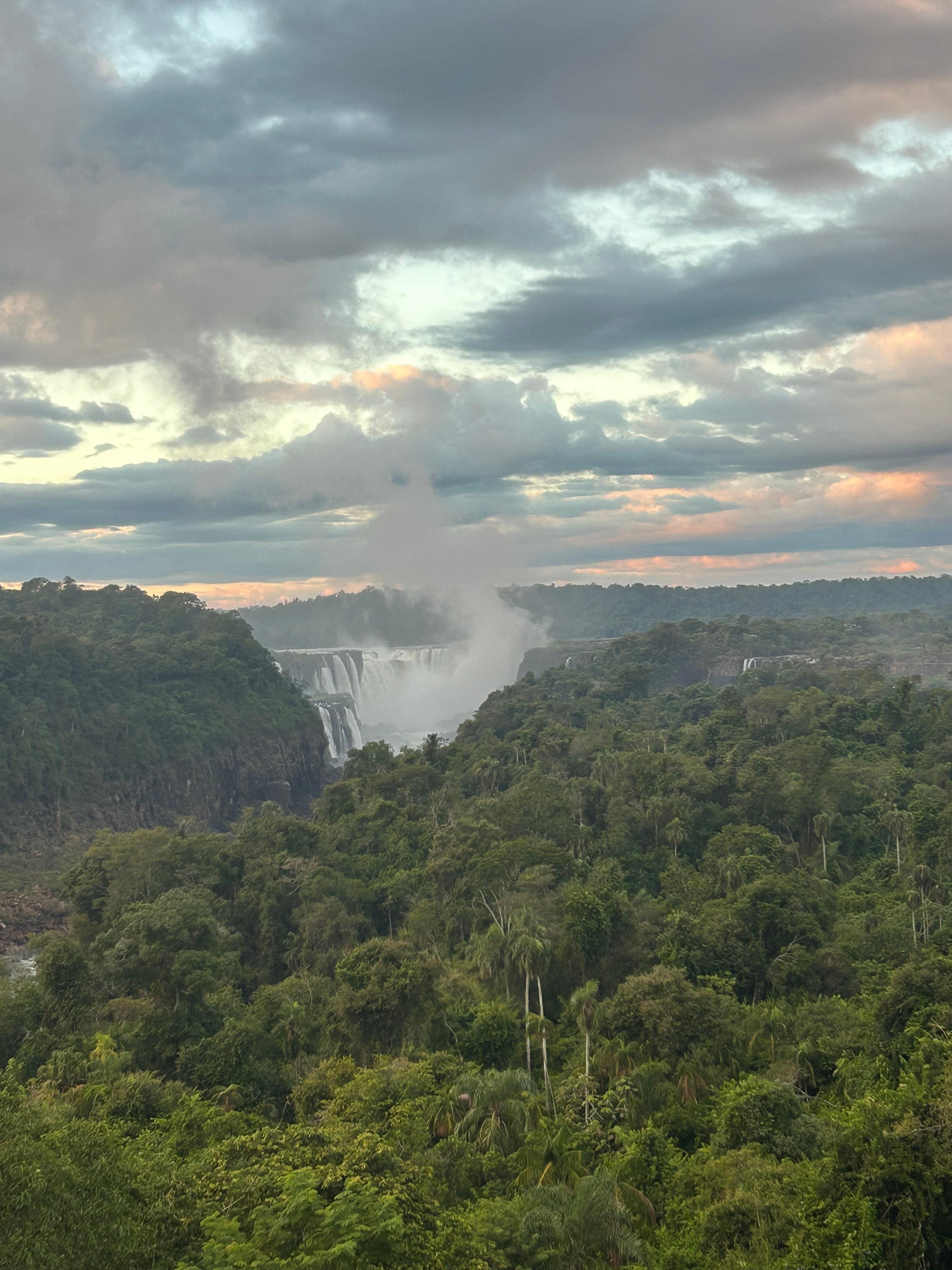 View from hotel room balcony 