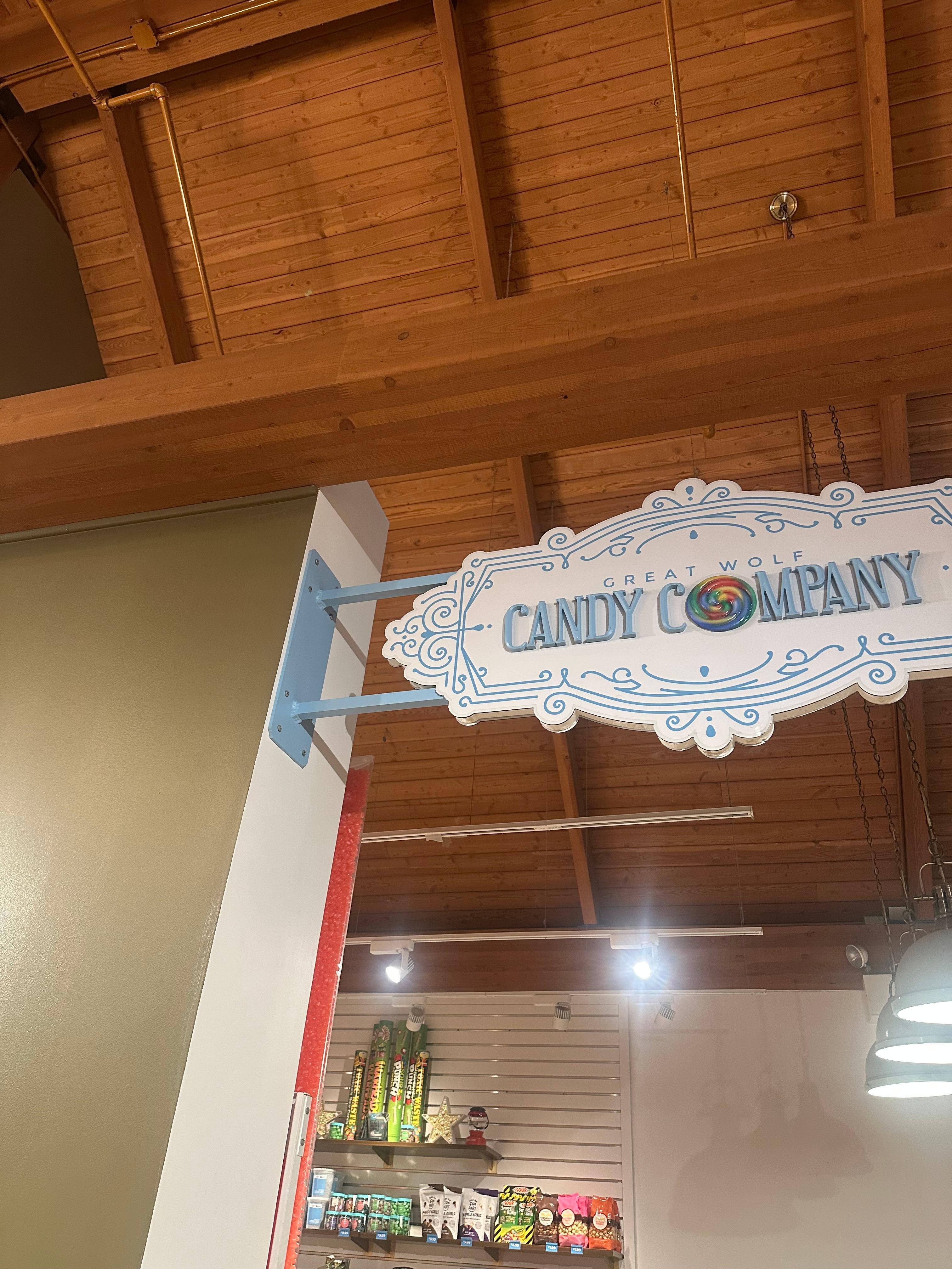 The kids enjoyed filling cups at the candy store, and the staff was really friendly and helpful both times we visited