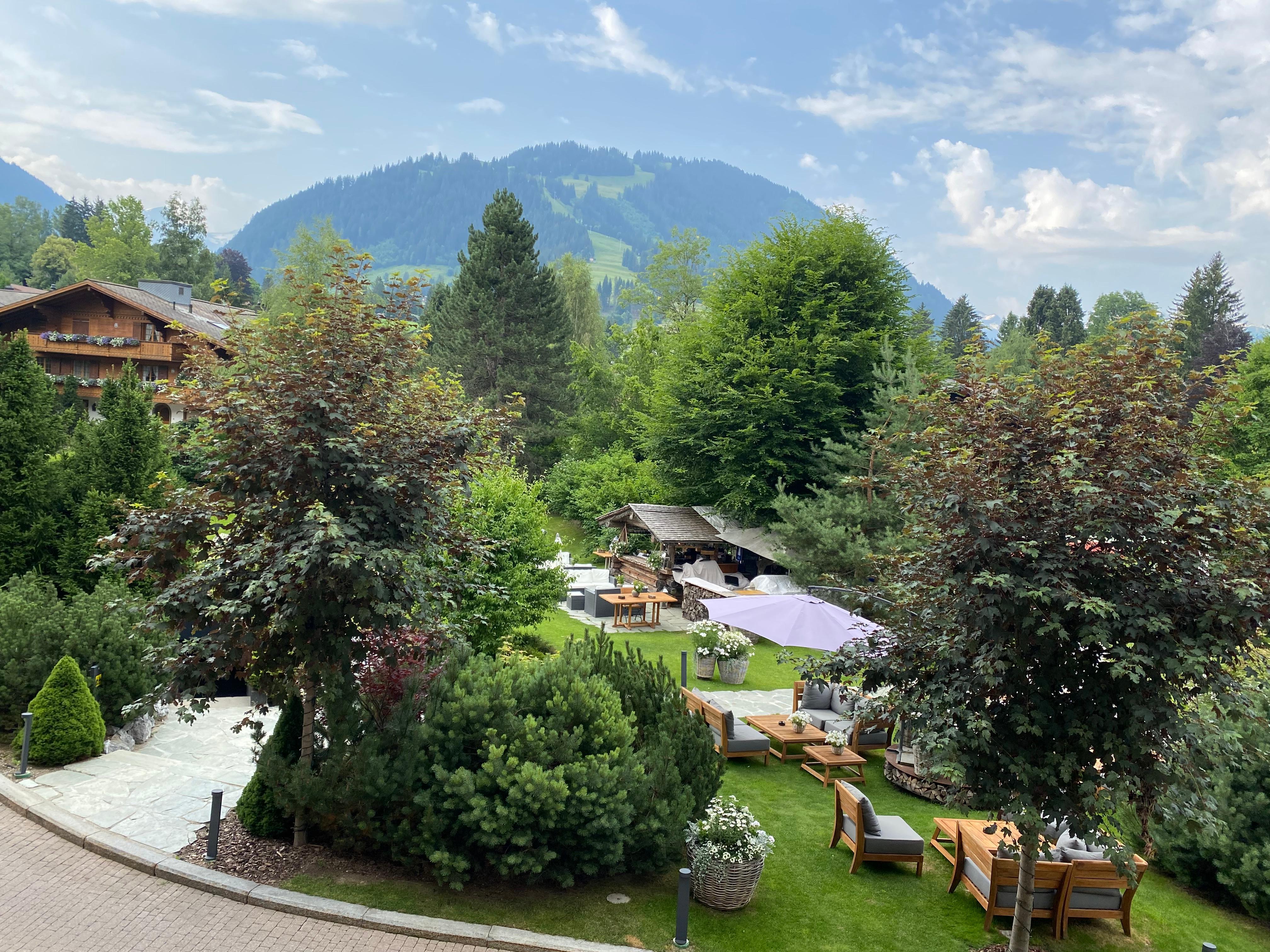 Hotel’s garden restaurant and outdoors  pool