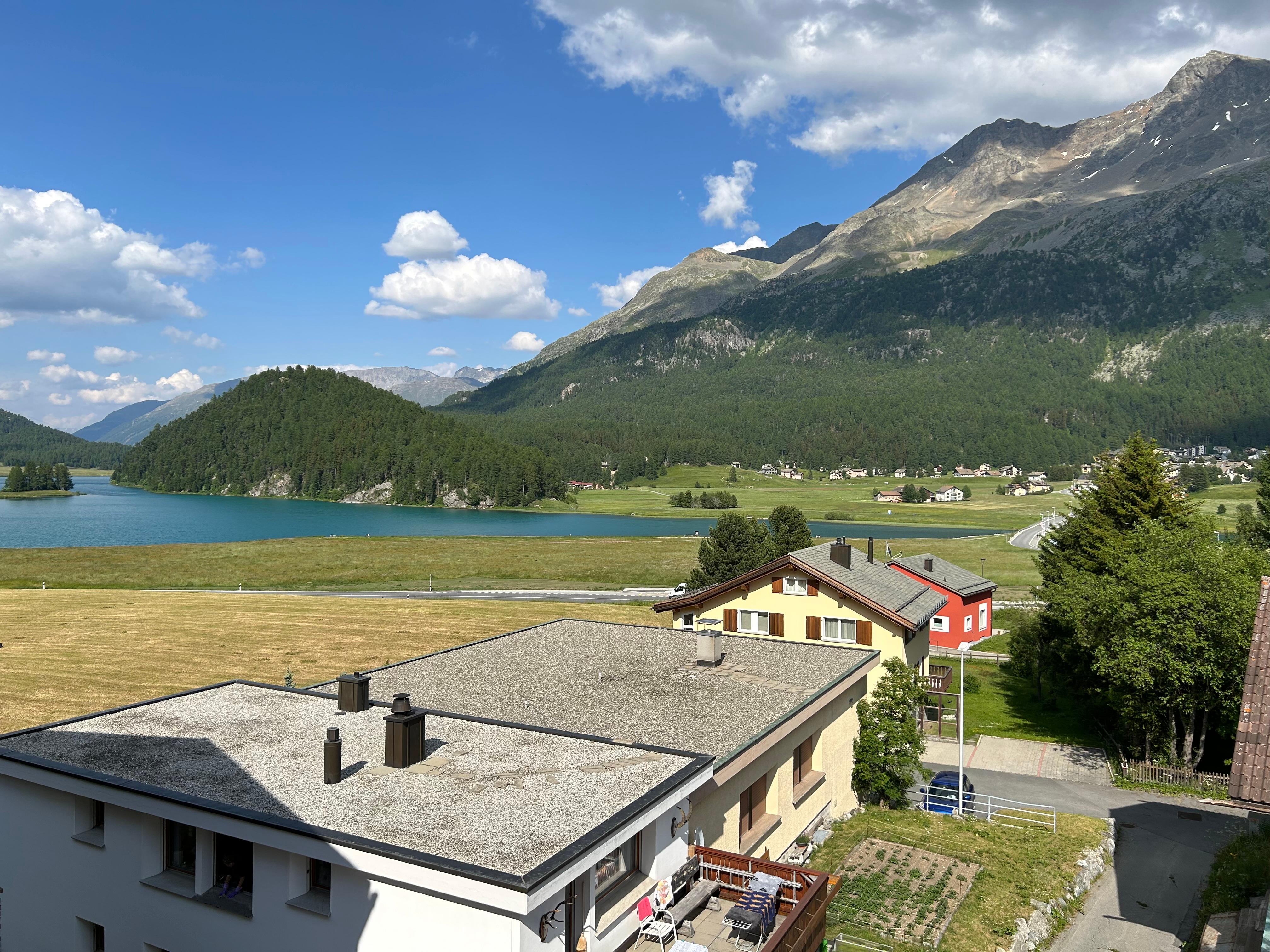 Vista dal terrazzo della camera 