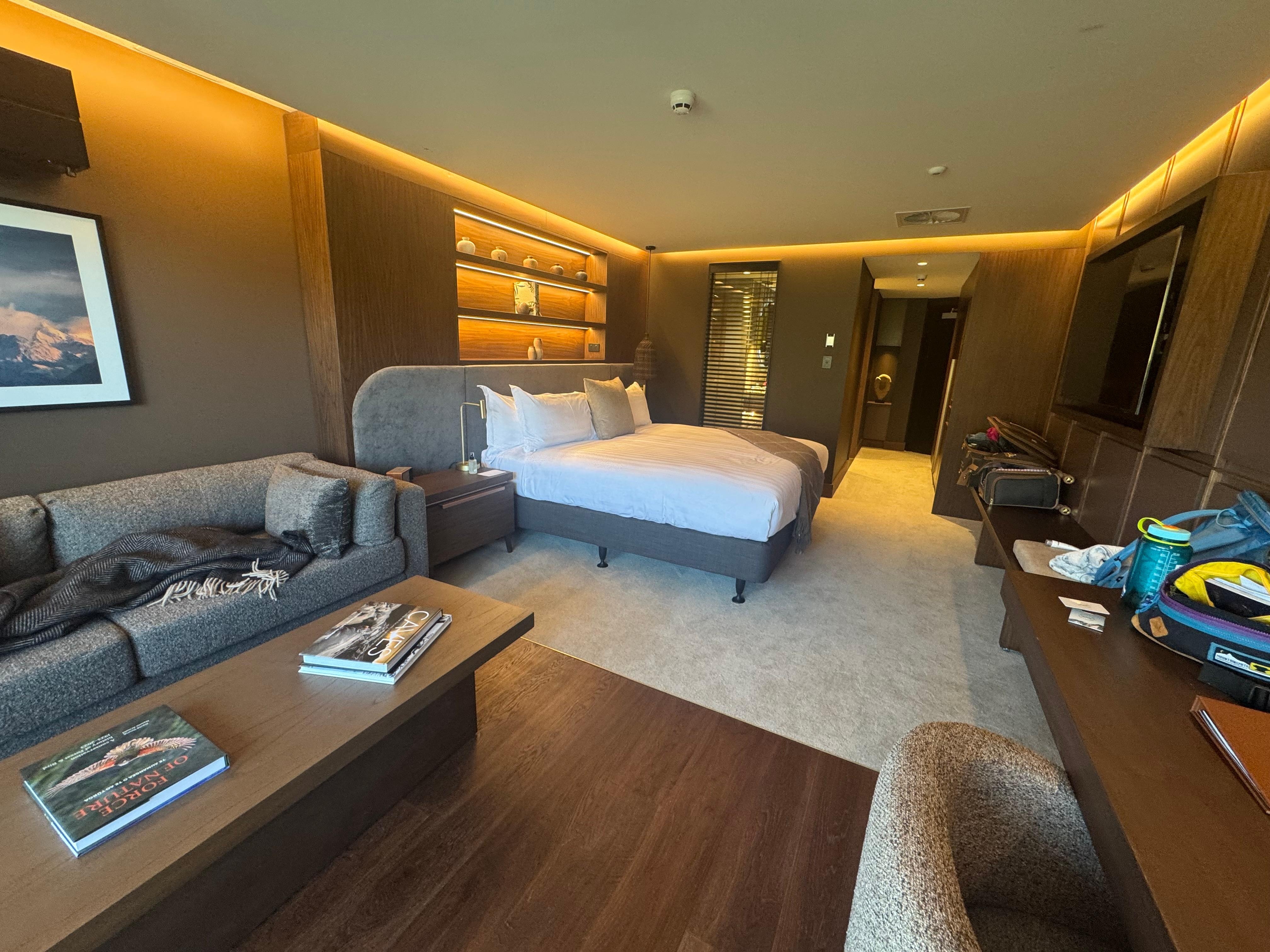 View of room from balcony