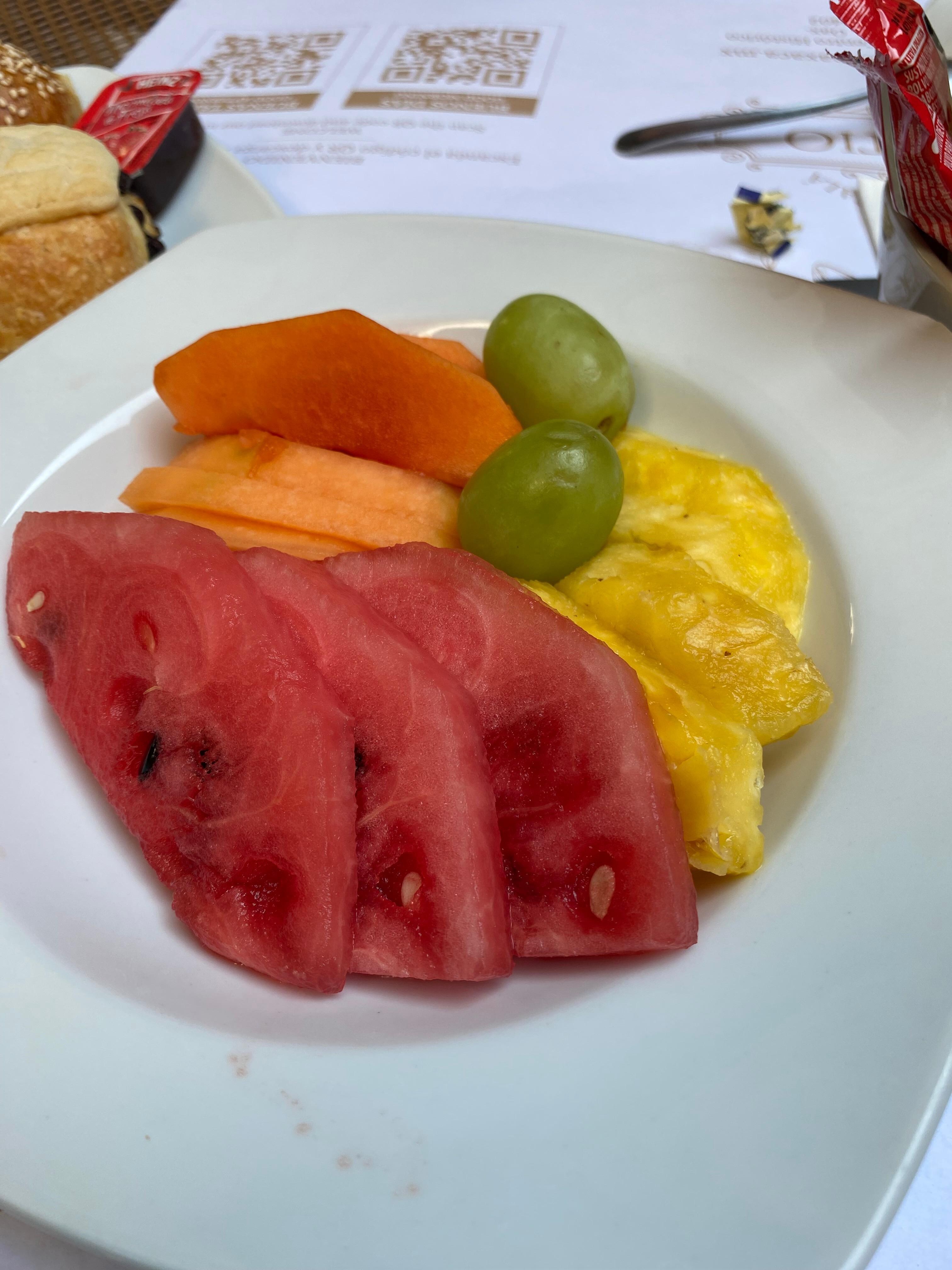 I don’t normally eat this much fruit except in Mexico.