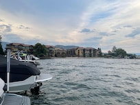 View from end of boat dock