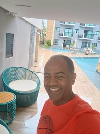 Hall de entrada para piscinas