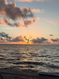 Sunrise from the dock.