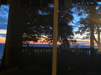 Sunset from the Deck by the house.