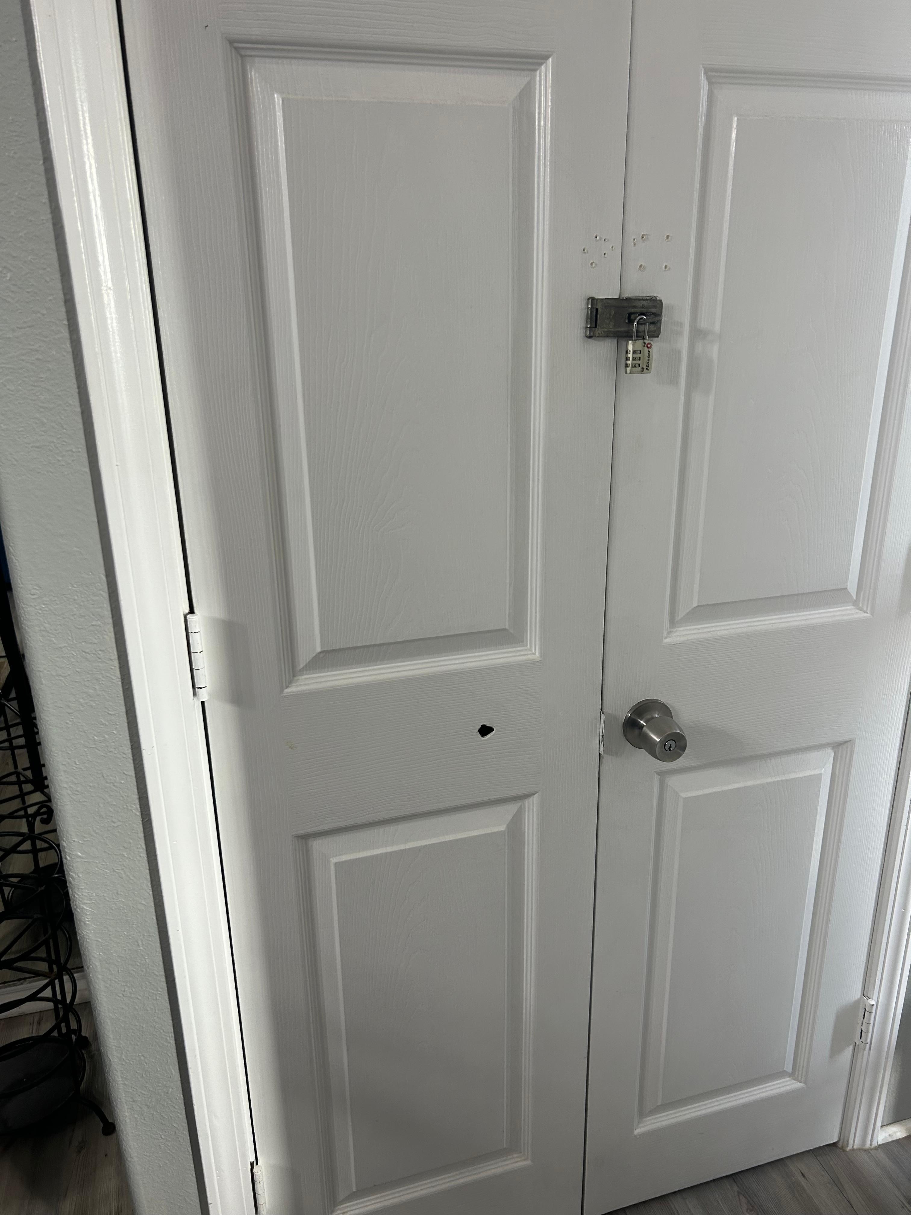 Hole in the door