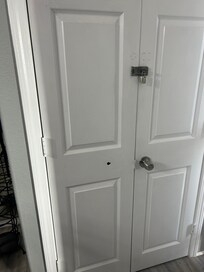 Hole in the door