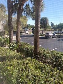 Parking close to your room.