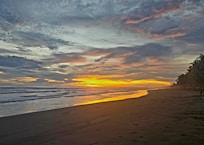 Beach in front of the house.