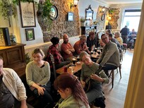 The session at The Kicking Donkey Pub!