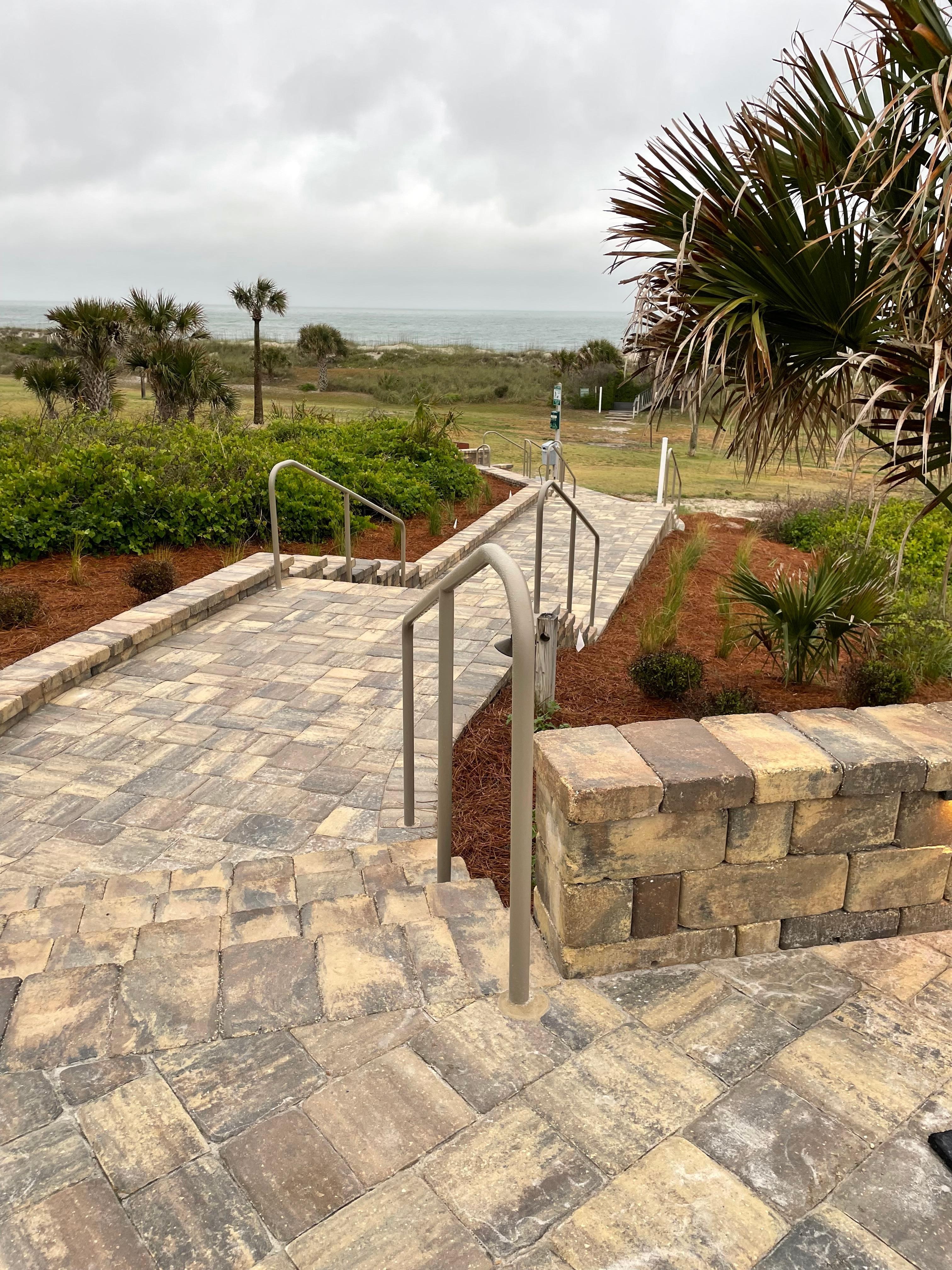 Steps to beach