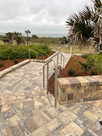 Steps to beach
