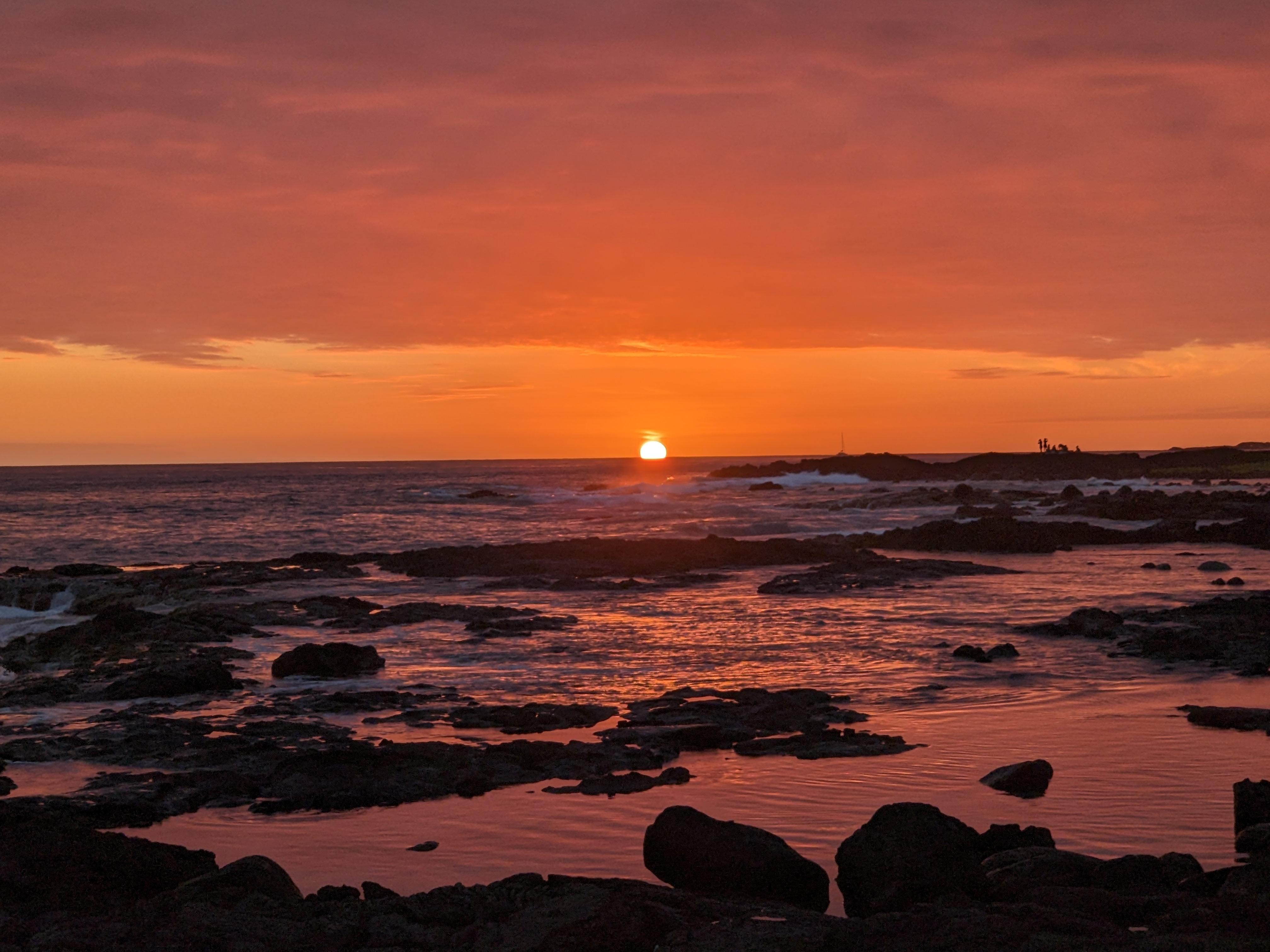 Sunset from back yard