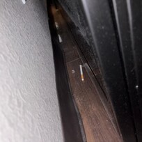 Cigarette bud under the bed since I got there that shows how much they clean.