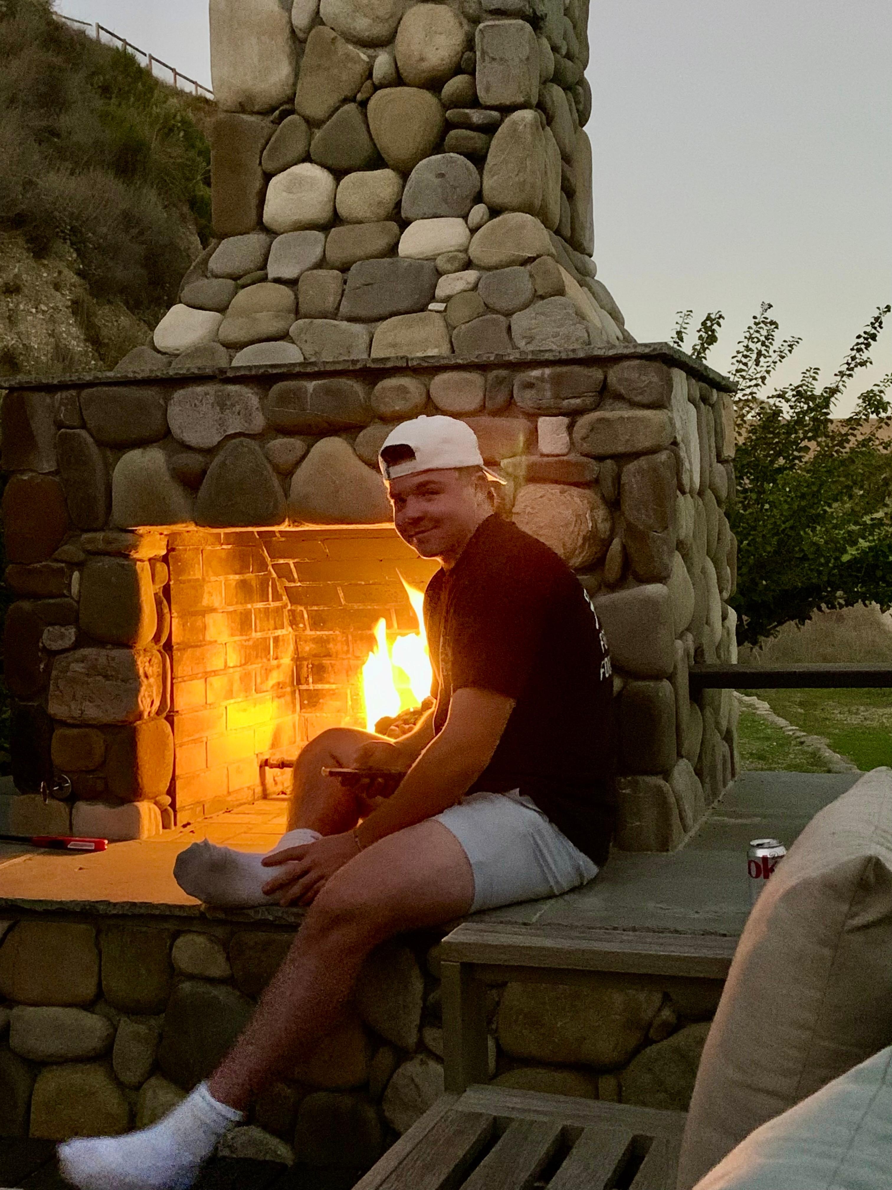 Gas fireplace was wonderful 