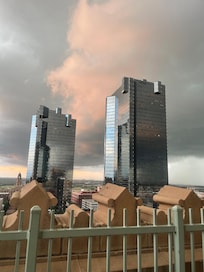 Our amazing view from our balcony, although you can see this from any of the rooms