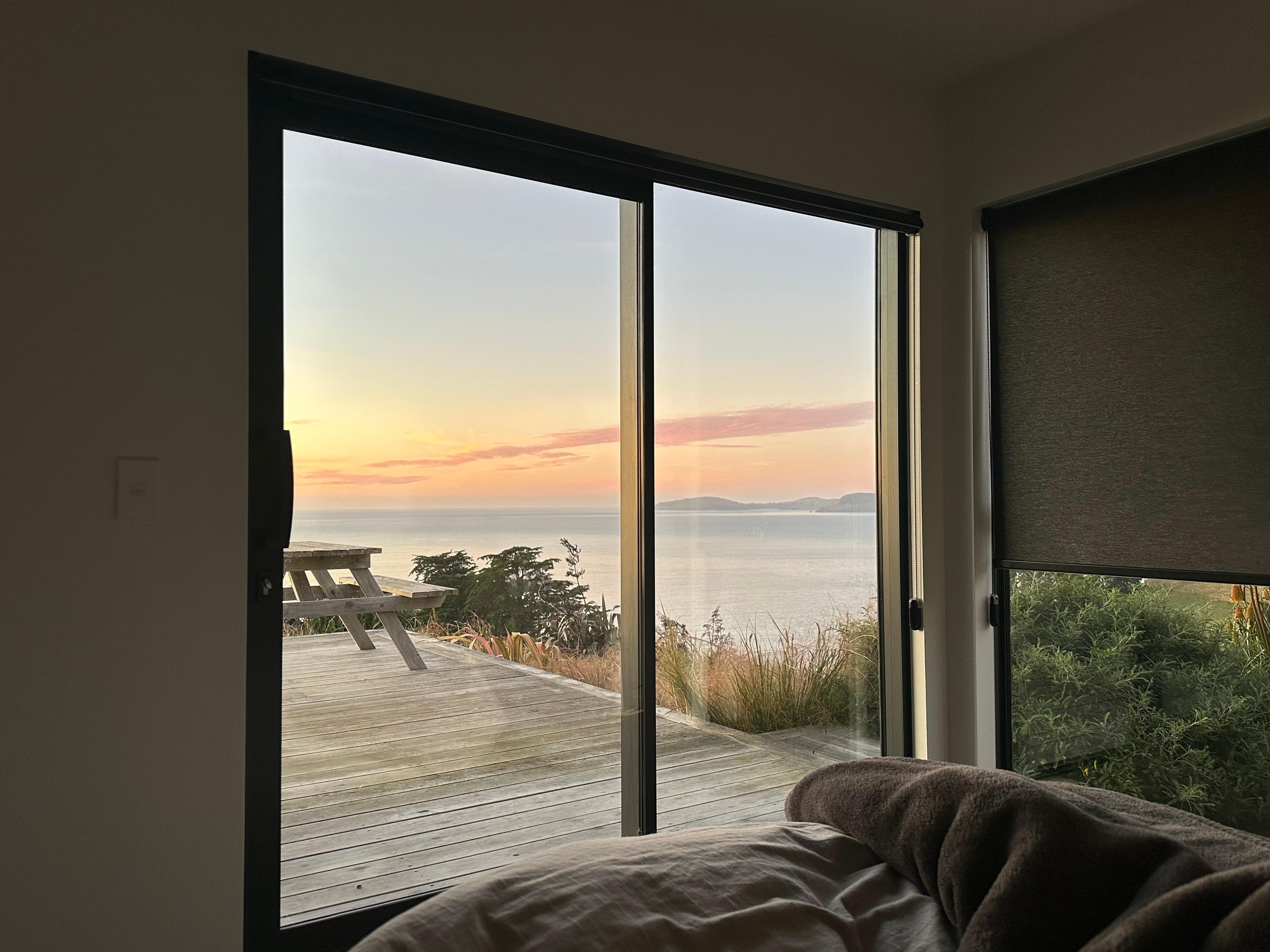 My view from bed, waking up on my birthday!