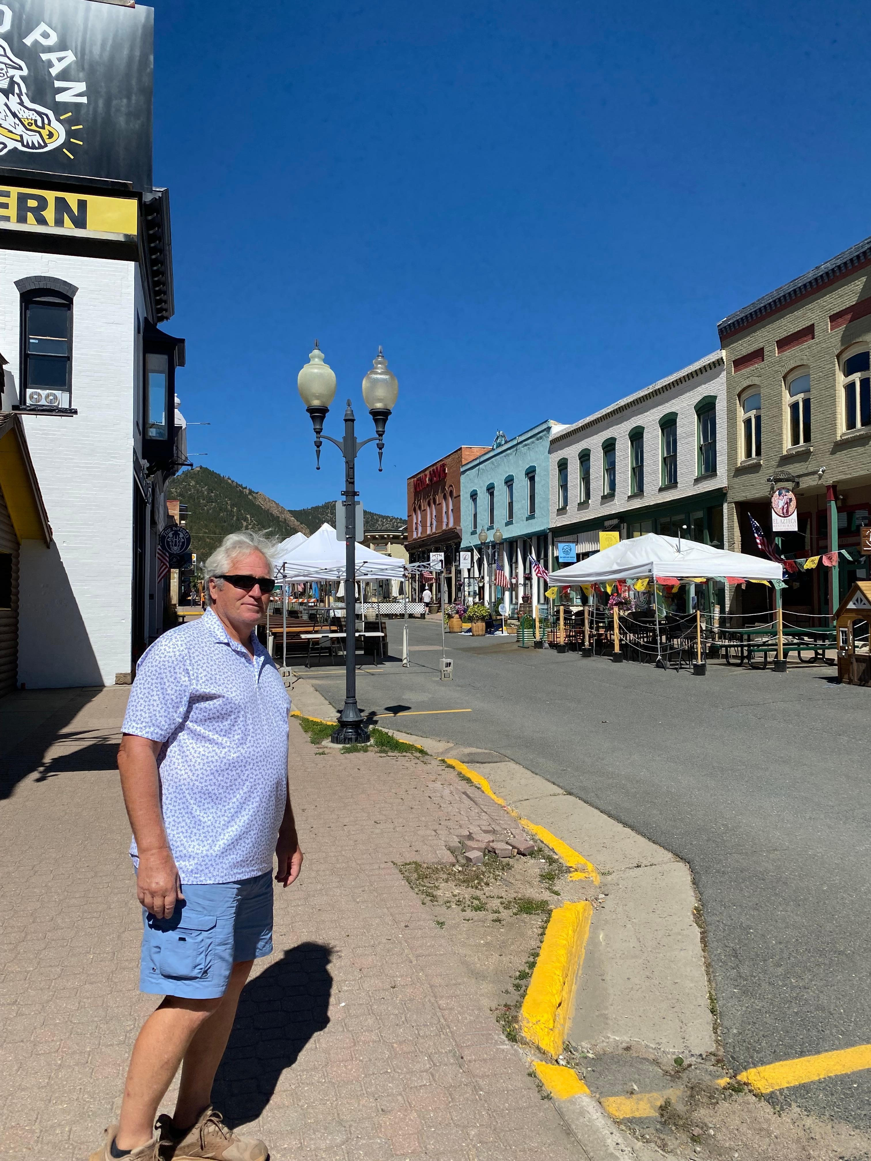 The cute town of Idaho springs 