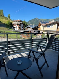 Udsigt fra balkon