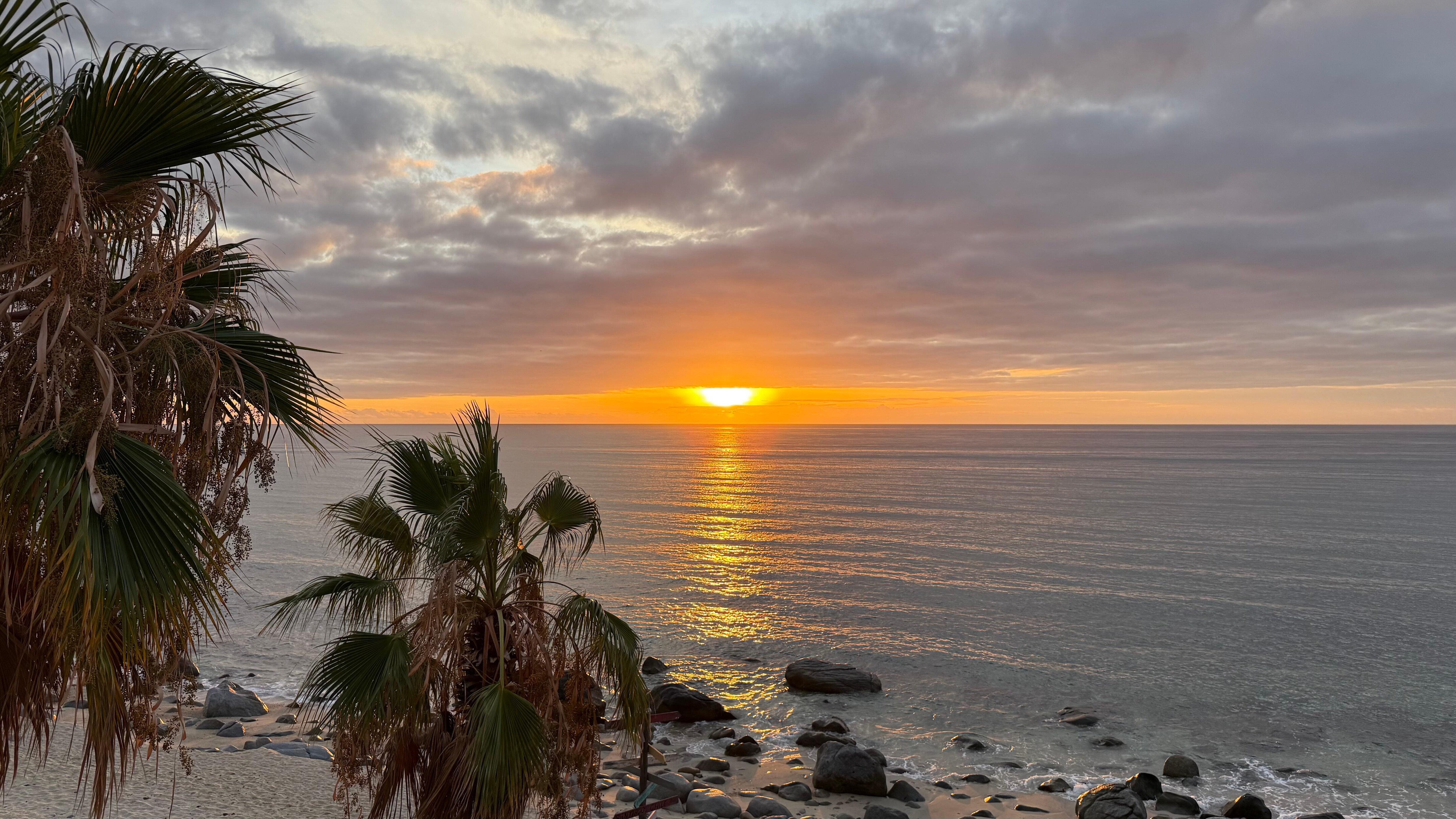 Sunrise from patio