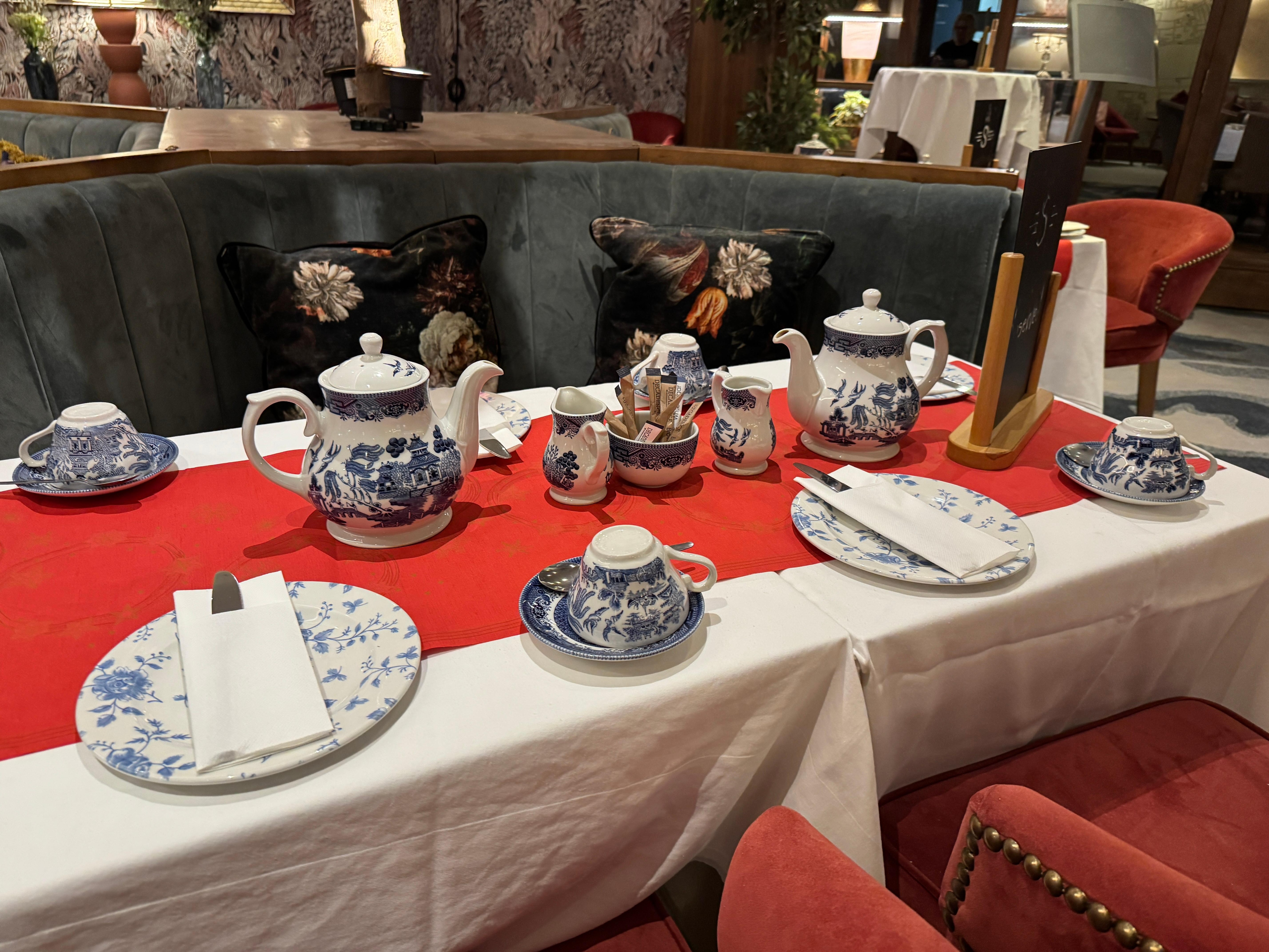Nice place for tea at the hotel, too
