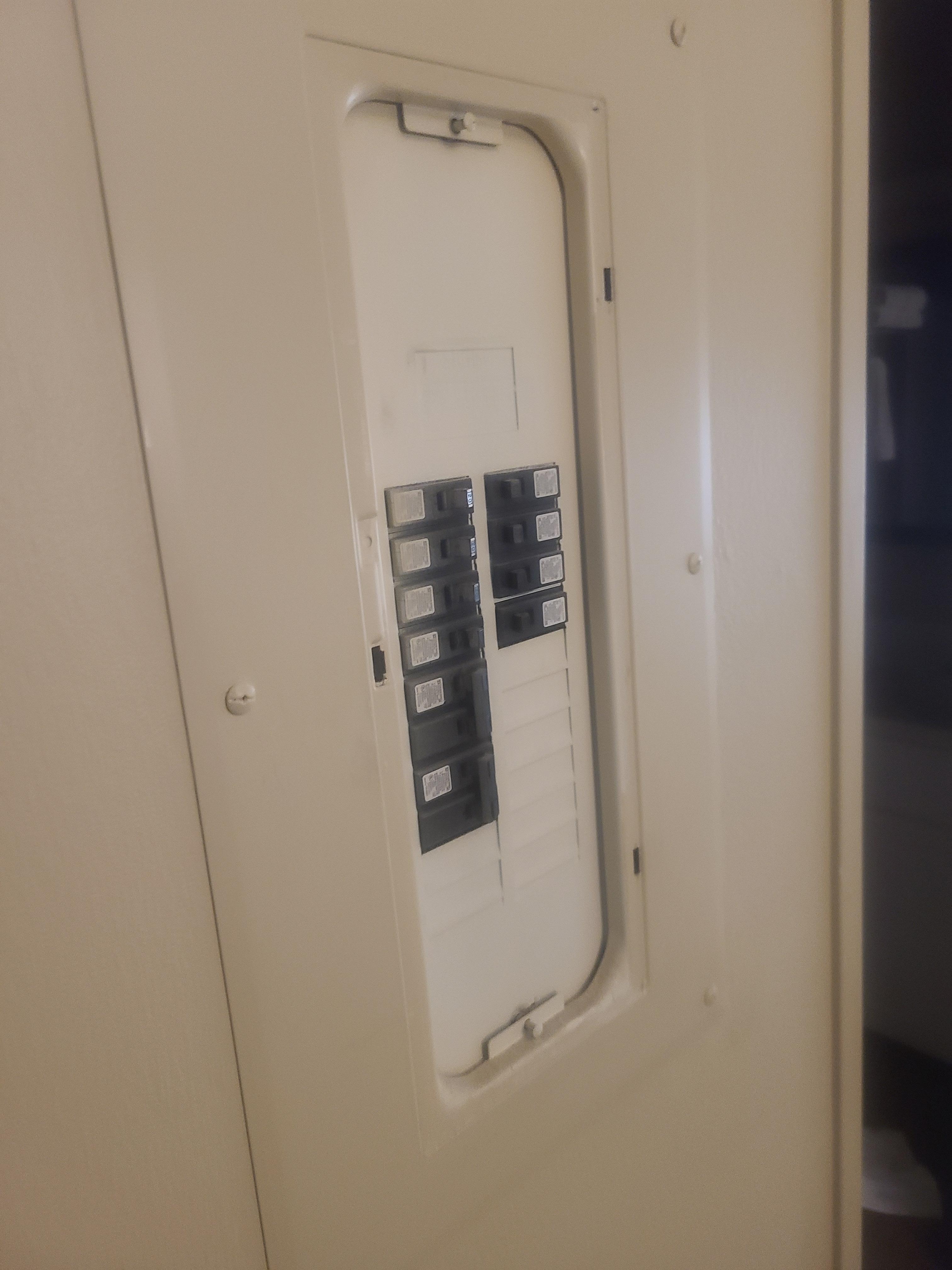 panel w/ripped off door